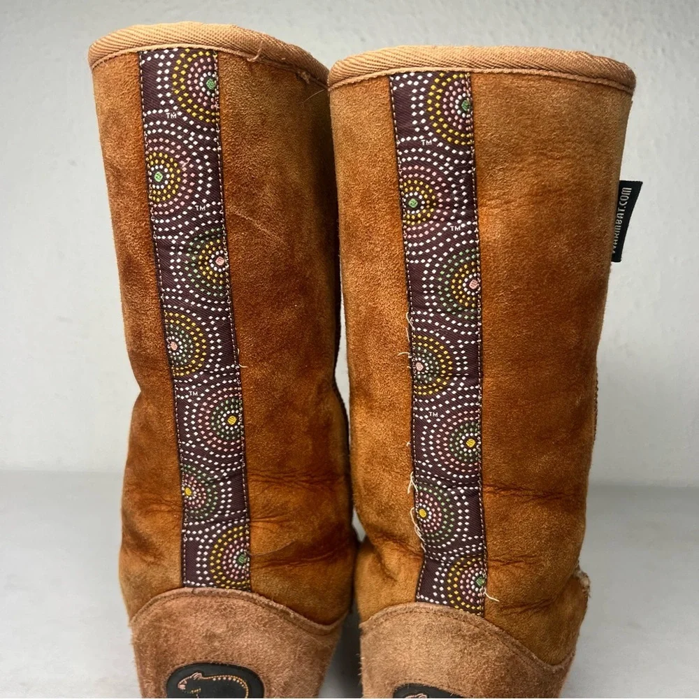 Warmbat Australia tan Sherpa mid calf boots
